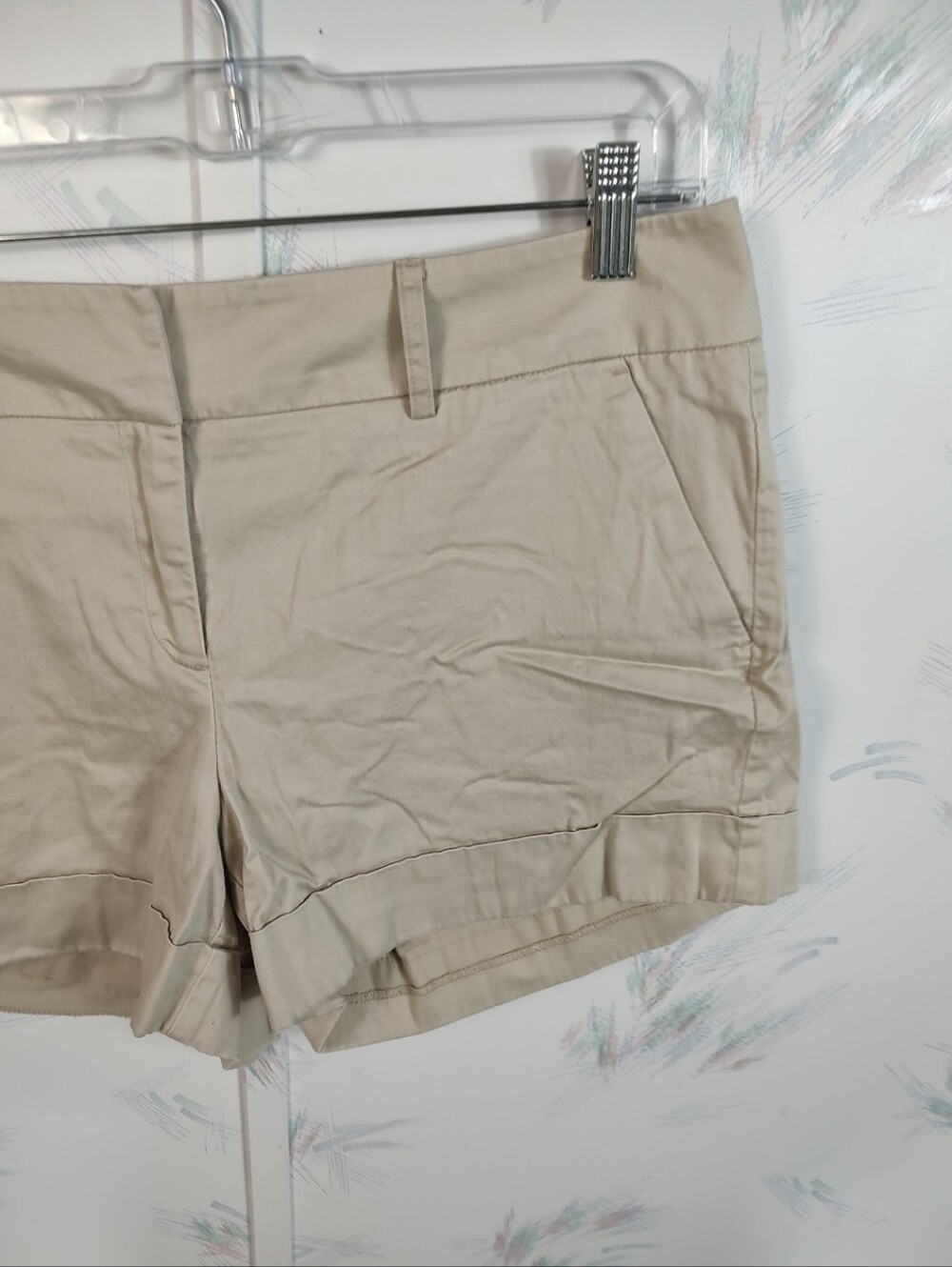 New York & Company Beige Chino Shorts 12 - Picture 2 of 10
